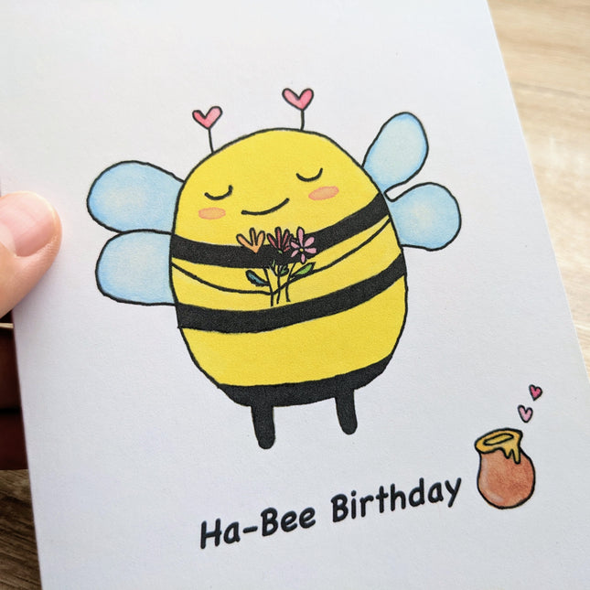 Ha Bee Birthday Card