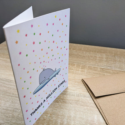Thanks A Million Greeting Card