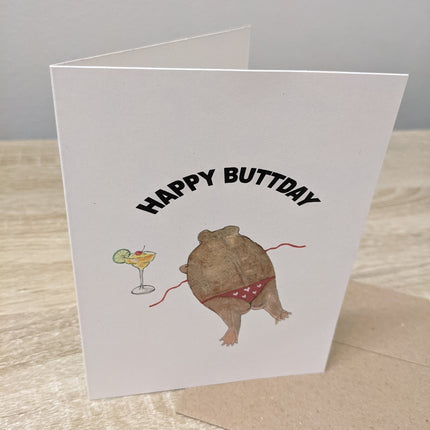 HAPPY BUTTDAY CARD