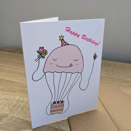 Jellyfish Birthday Card