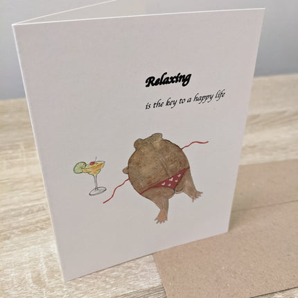 Desert Rain Frog Greeting Card