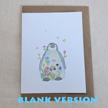 Happy Penguin Birthday Card