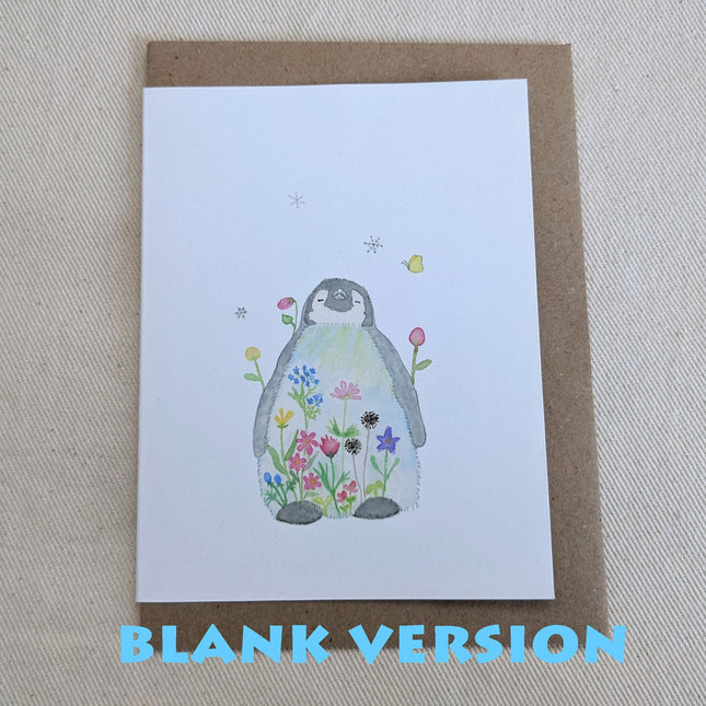 Thank You Card - Penguin