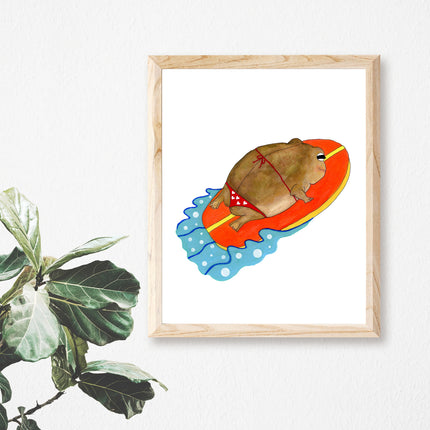 Surfing Desert Rain Frog